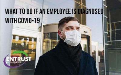 What do we do if an employee is diagnosed with COVID-19?