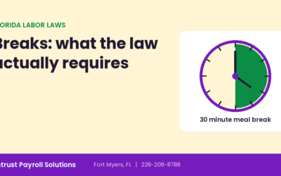Florida Labor Laws on Breaks: What Employers Must (and Don’t Have to) Provide